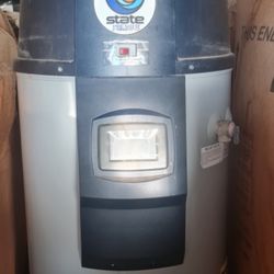 New State 50 Gallon Tall 100 MBH ultra-Low Nox Power Direct Vent Gas Water Heater.