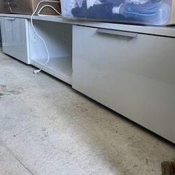 White TV stand