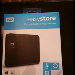 4tb external hard drive new sealed never used