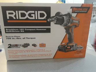 18v compact hammer drill kit ridgid