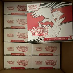 White Flare Sealed ETBs Pokemon