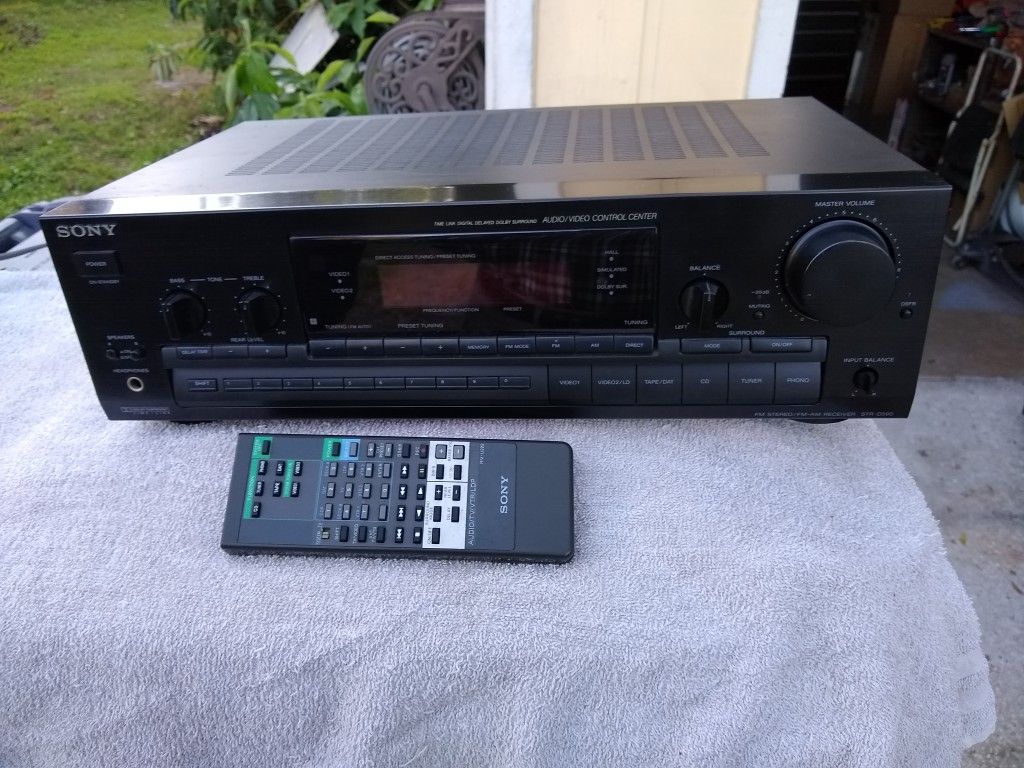 SONY FM Stereo / FM-AM Receiver, Model # STR-D590
