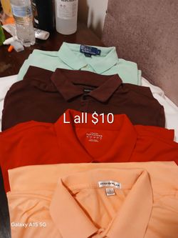 collared and short-sleeved shirts, all designer brands