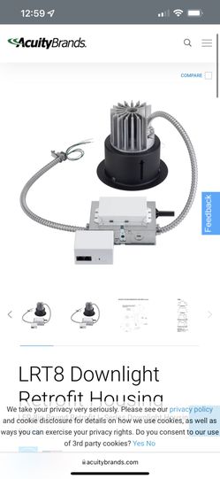 Acuity LRT8 LED Light 