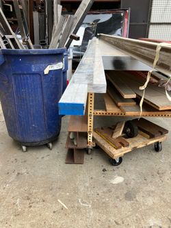 11 foot Solid aluminum bars