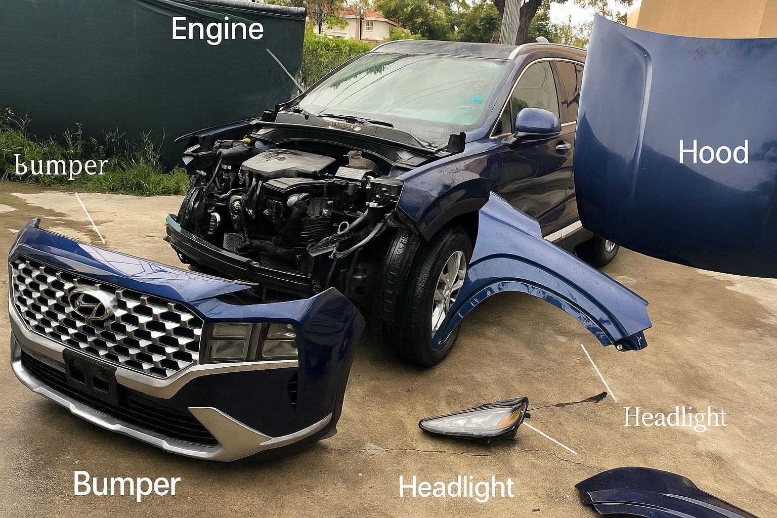 OEM 2021 2022 SANTA FE PART OUT