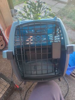 Petmate cat carrier with door, never used