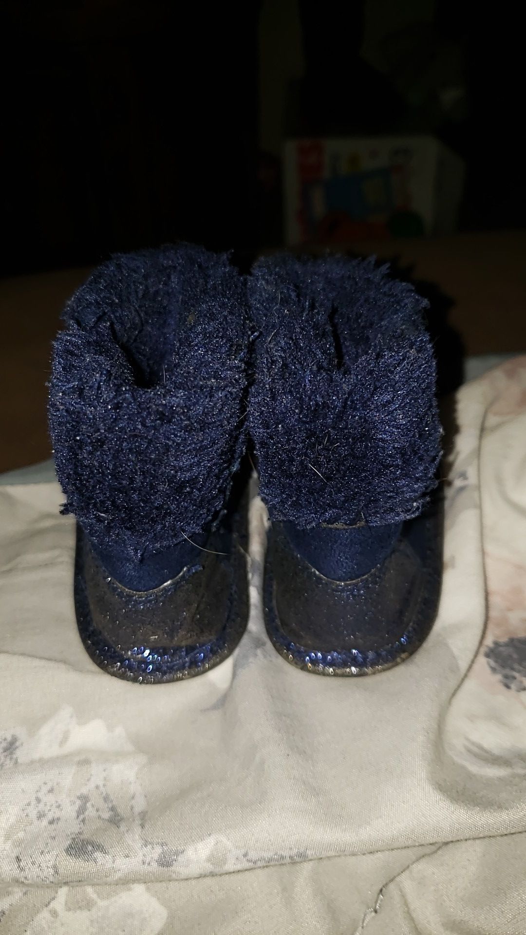 Size 2 cute blue baby girl boots