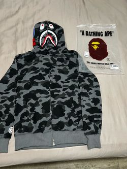 BAPE Shark Full-Zip Camo Hoodie