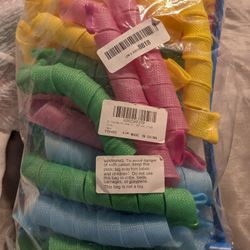 BRAND NEW NEVER USED  42 Pieces NO HEAT HAIR CURLERS 
