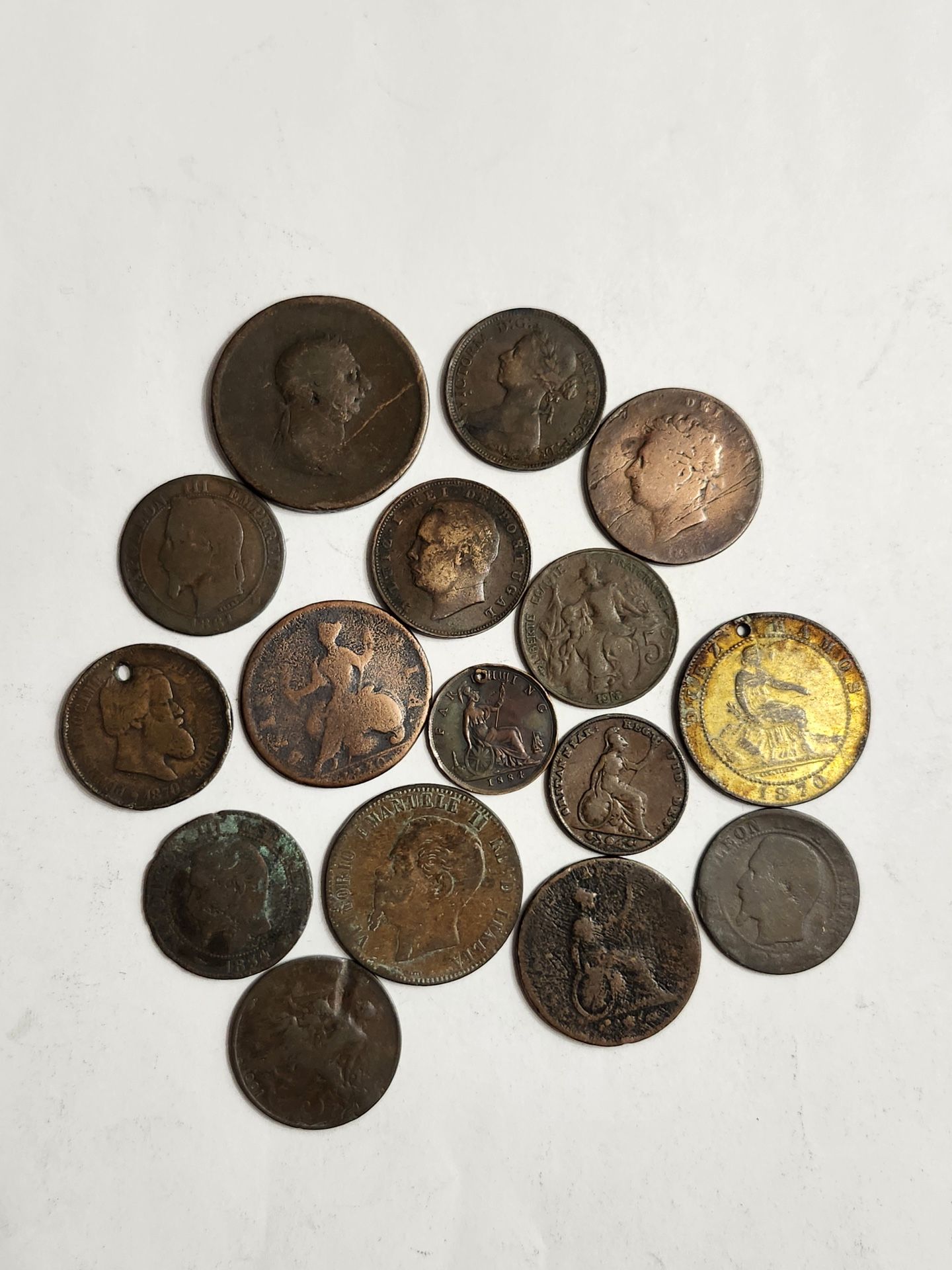 Antique Coins From 1700’s & 1800’s