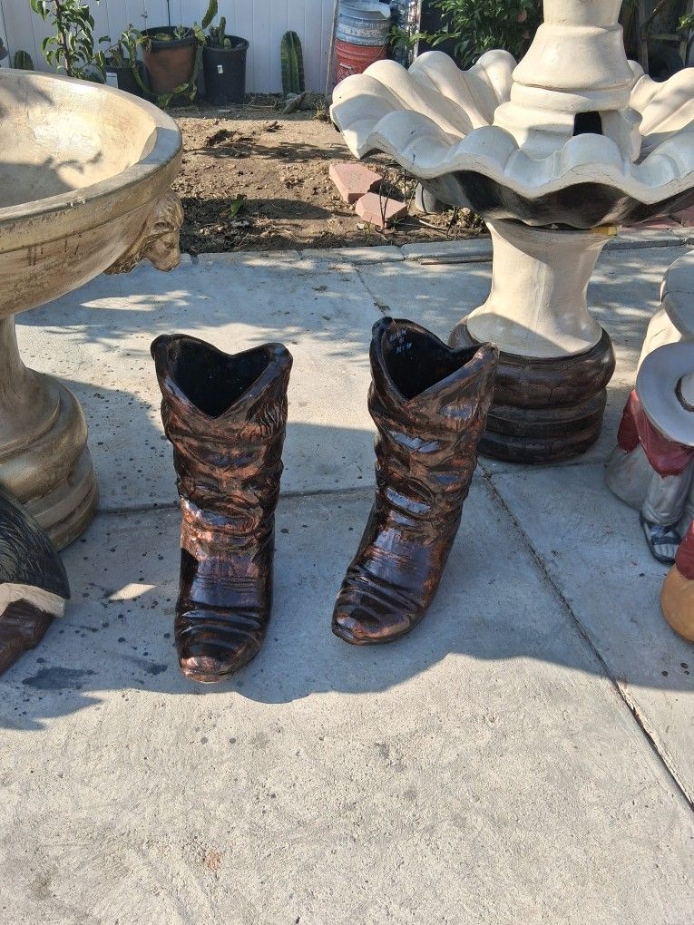Concrete boots