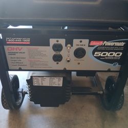 Coleman Powermate 5000. Generator