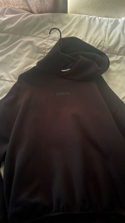 Black Essentials Hoodie
