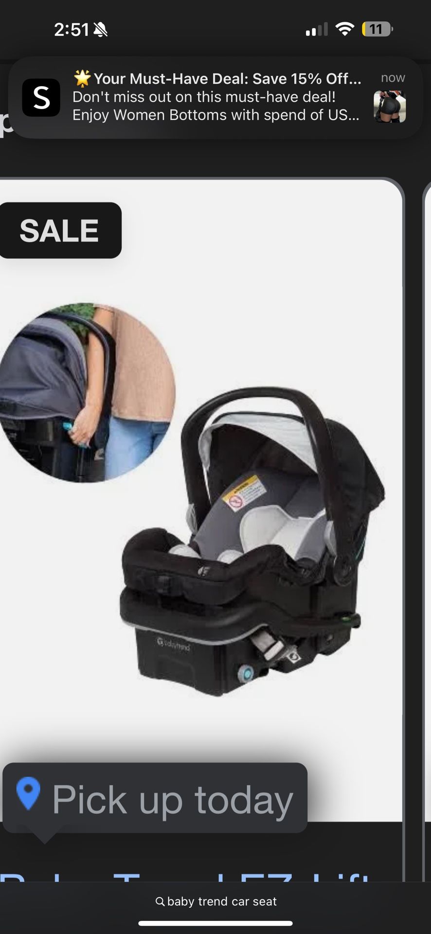 Babytrend Car Seat & Stroller