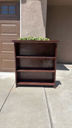 Painted Wooden Bookcase