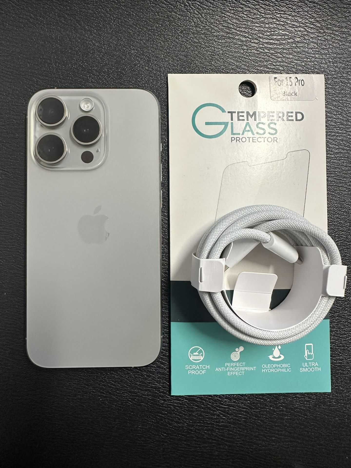 Apple iPhone 15 Pro Unlocked/ Liberado 128gb White Titanium 