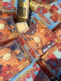 Highland Cow Squishy Needoh Dumpling Carrot Butter