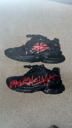 Balenciaga Graffiti Red Runners