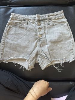 Universal Thread Grey all button Denim Shorts size 2 