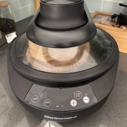Elite Gourmet Air Fryer Black
