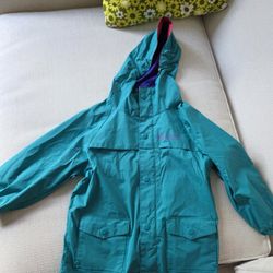 Kids Columbia Rain Jacket Size XS 4/5
