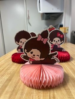 Monchhichi birthday decor
