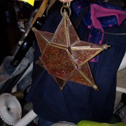 Payne Glass Star Candle Lamp