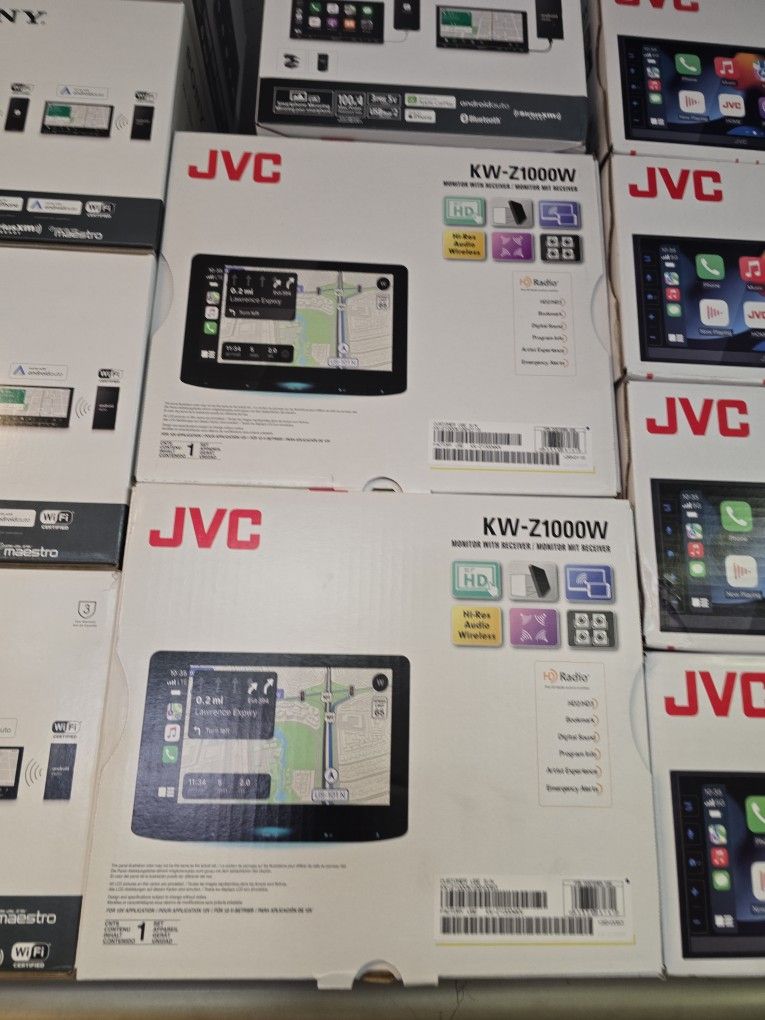 JVC Z1000W 10-Inch Screen AppleCarPlay AndroidAuto