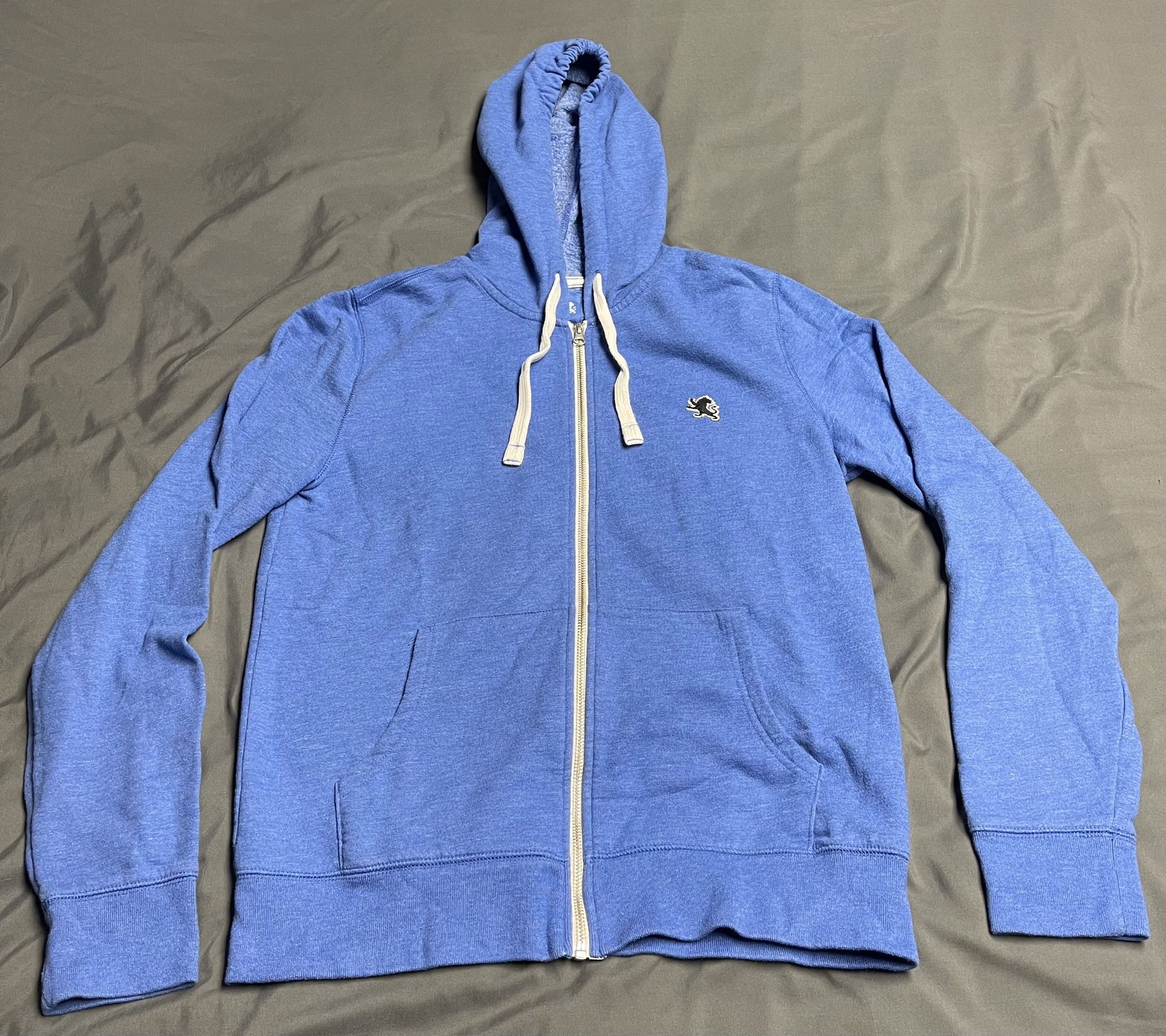 Men’s Blue Express Zipup Hoodie - Size Medium