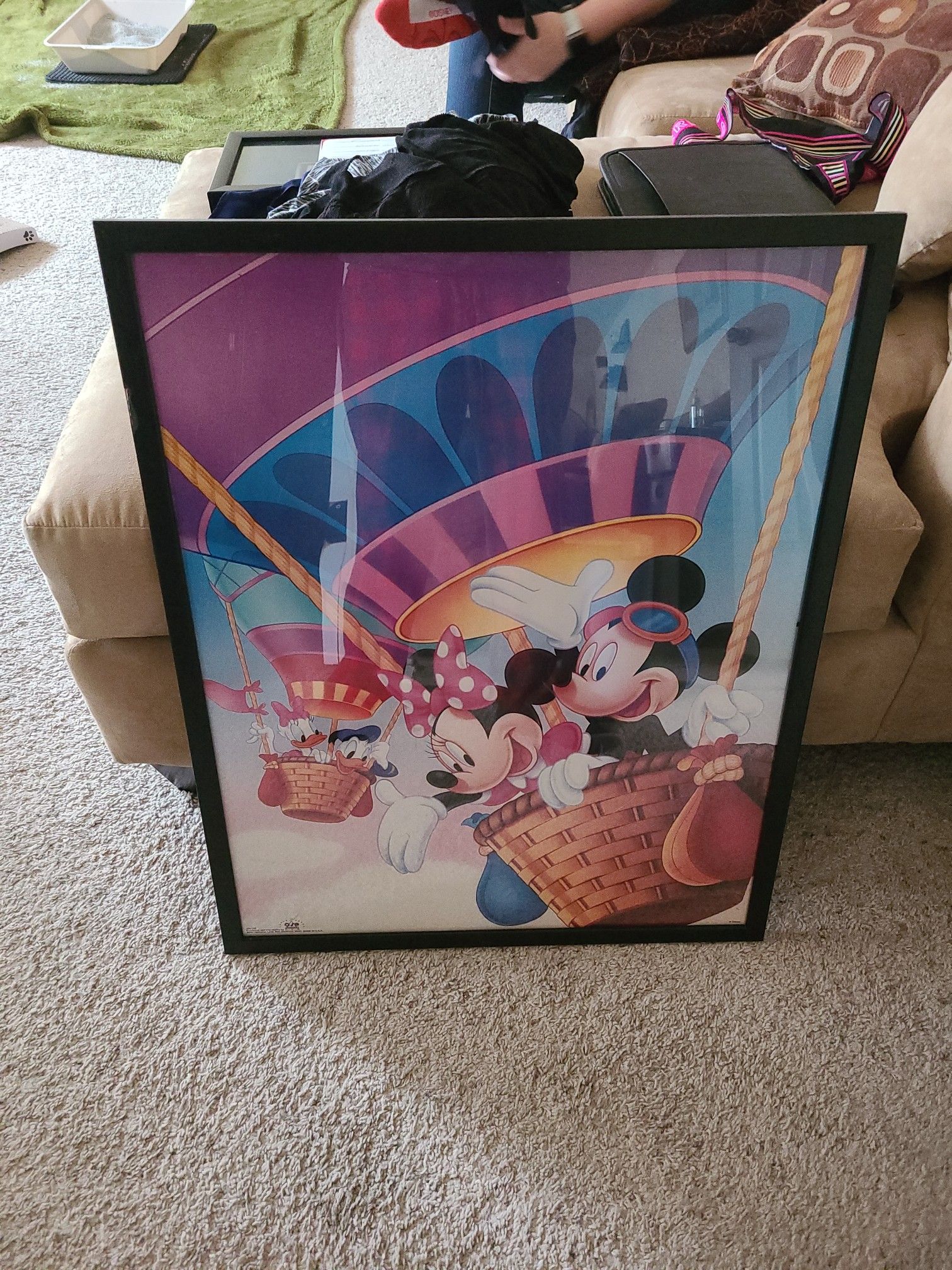 Disney poster framed
