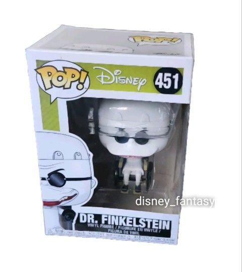 Funko Pop Disney Dr. Finklestein #451 Nightmare Before Christmas Vaulted Figure
