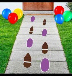 Woody and Buzz footprints