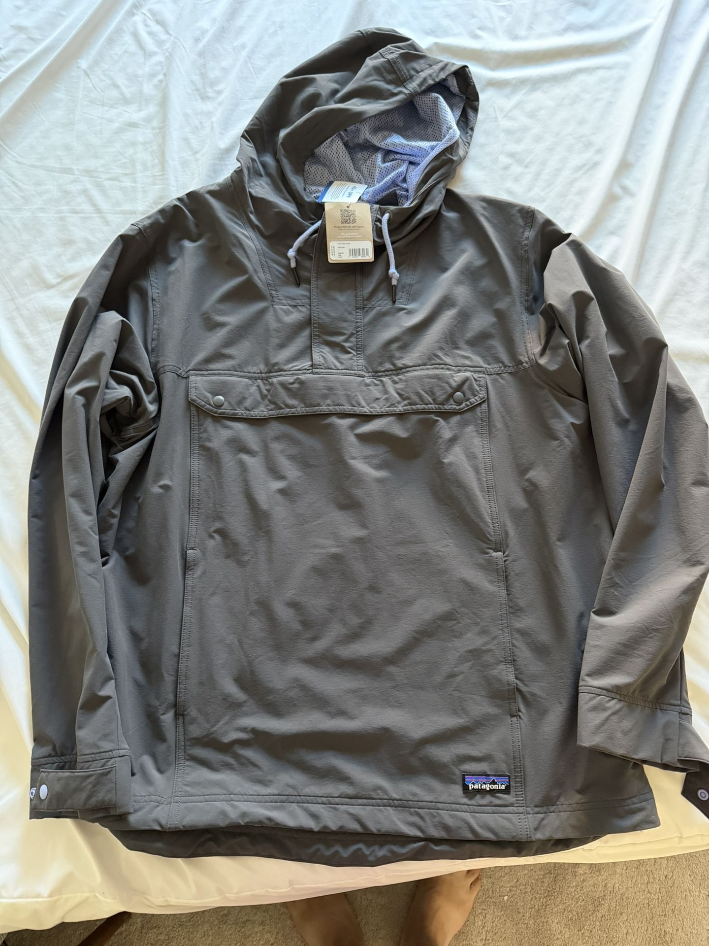 Patagonia Grey Isthmus Anorak Men’s Large