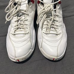 Jordan 12 Red And White(used)
