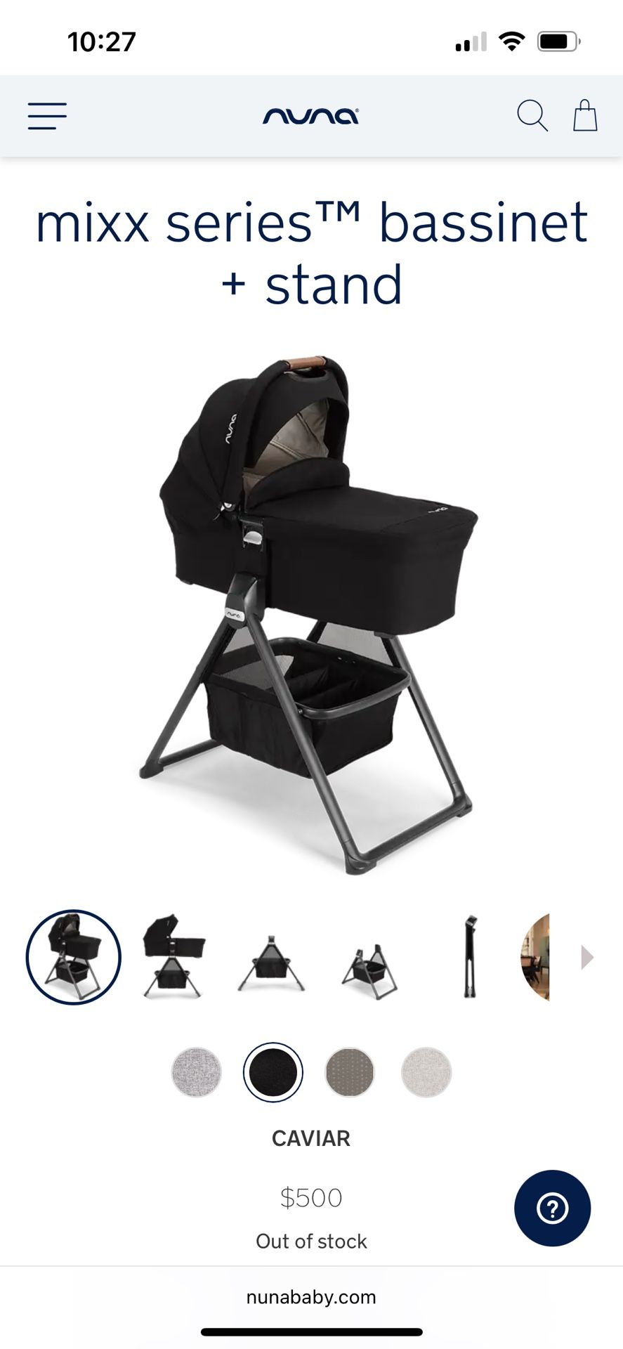 Nuna Mixx Bassinet & Stand