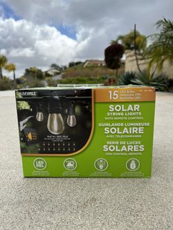 15 Solar String Lights With Remote Control