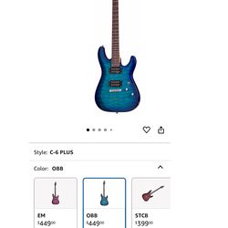 Guitar with accessories