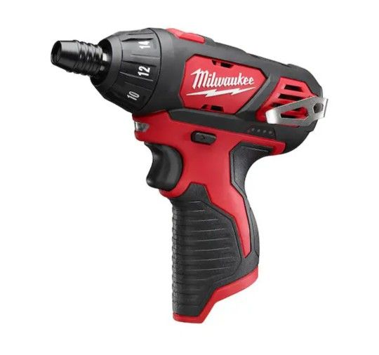 Milwaukee
M12 12V Lithium-Ion Cordless 1/4 in. Hex Screwdriver (Tool-Only)