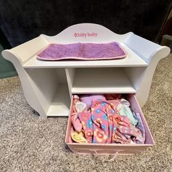 Doll Changing Table With Storage