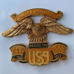 Harley Davidson Made in USA Eagle Medallion Badge Emblem 1903 