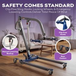 ProHeal Electric Patient Lift, 500LB capacity Patient Transfer Lifter for Home Use and Facilities