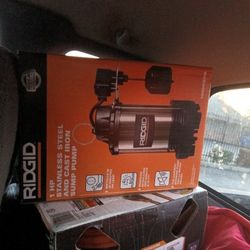 Rigid 1hp Sump Pump 