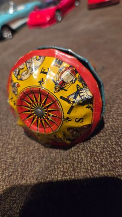 Vintage metal rattle toy 1900s