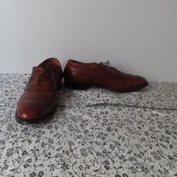 Alden 12 D 911 Burnished Tan Medallion Tip Cap Toe Balmoral Oxfords $603.00