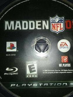 Madden football PS3 game