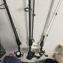 Wrath II fishing rod with line