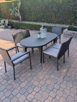 Patio Table Set For 6