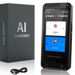 Language Translator Device, Two Way Real-Time Voice Translation