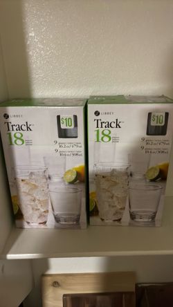 36 piece glasses - brand new in box